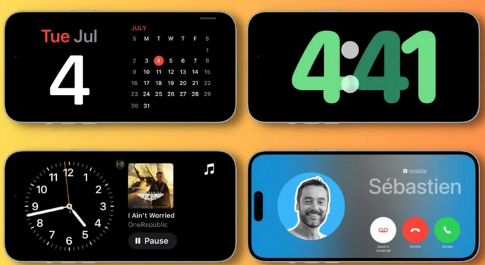 翼城苹果手机维修分享iOS17横屏充电待机显示有什么好处 