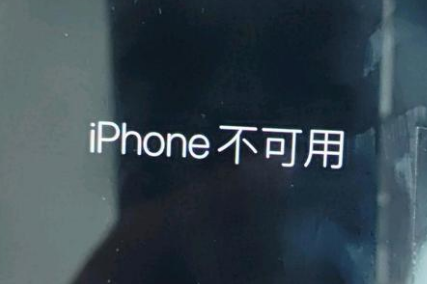 翼城苹果服务网点分享锁屏界面显示“iPhone 不可用”如何解决 