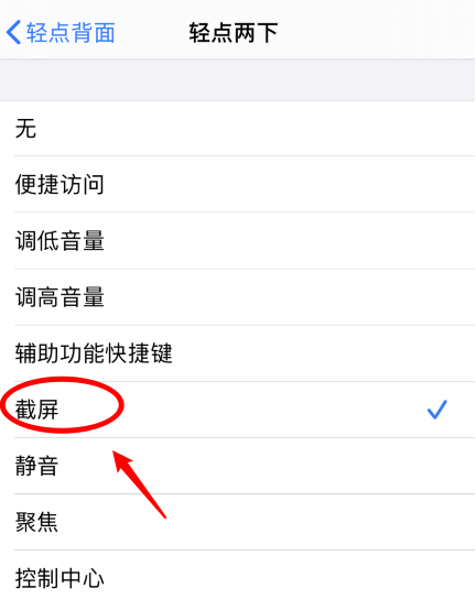 翼城苹果手机维修分享iPhone12如何启用双击截屏 